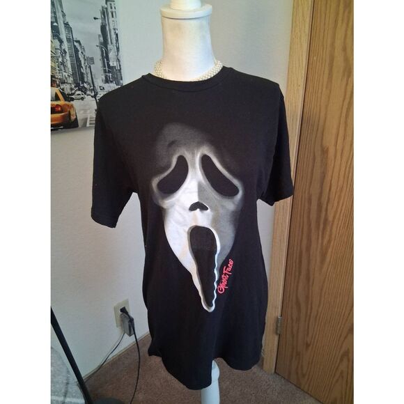 Bioworld Other - Ghost Face Icon Of Halloween Scream Black Shortsleeve T-Shirt Size Medium